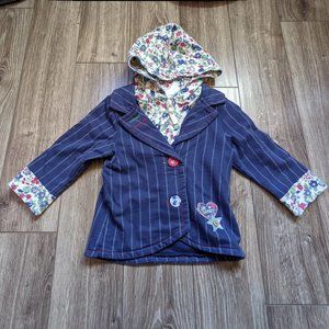 NWT Baby Girl (9-12M) - NEXT Fooler Hooded Blazer